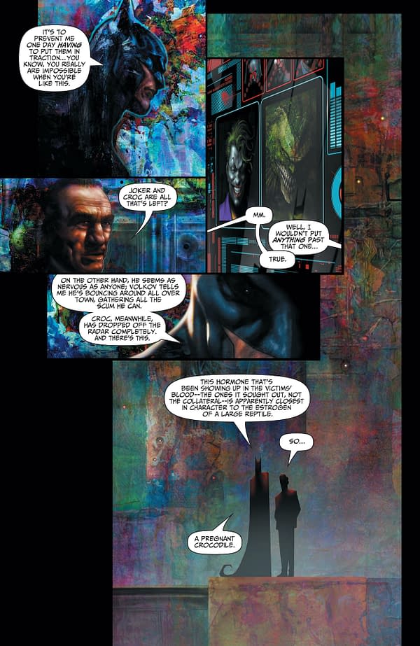 Interior preview page from BATMAN REPTILIAN #3 (OF 6) CVR A LIAM SHARP (MR)