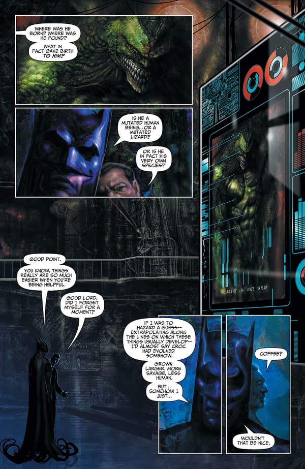 Interior preview page from BATMAN REPTILIAN #3 (OF 6) CVR A LIAM SHARP (MR)