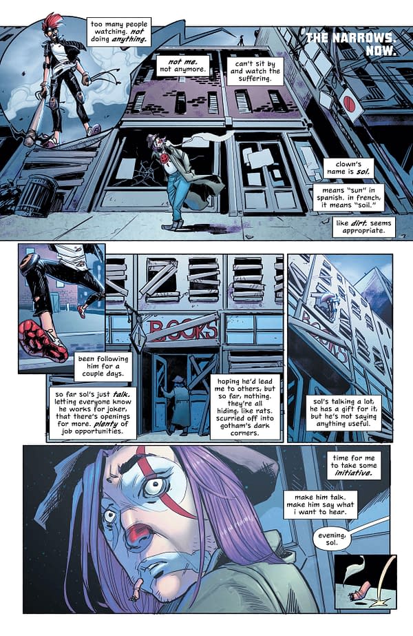 Interior preview page from BATMAN SECRET FILES CLOWNHUNTER #1 (ONE SHOT) CVR A MICO SUAYAN
