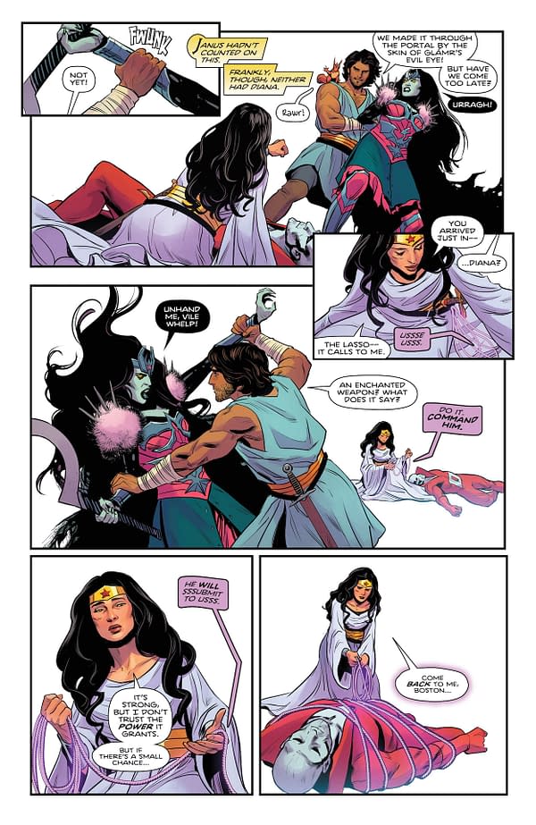 Interior preview page from WONDER WOMAN #779 CVR A TRAVIS MOORE & PAULINA GANUCHEAU