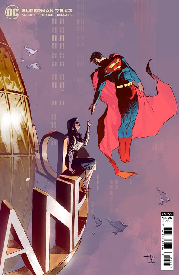 Cover image for SUPERMAN 78 #3 (OF 6) CVR B LEE WEEKS CARD STOCK VAR