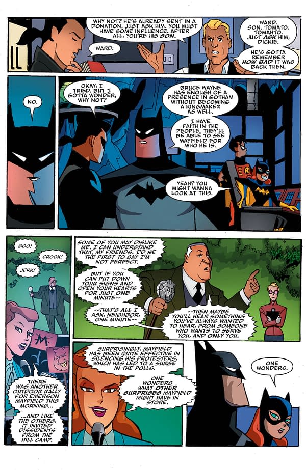 Batman The Adventures Continue Season II #6 Preview: No Politics