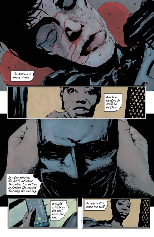 Interior preview page from BATMAN THE IMPOSTER #1 (OF 3) CVR A ANDREA SORRENTINO (MR)