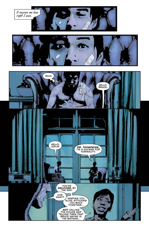 Interior preview page from BATMAN THE IMPOSTER #1 (OF 3) CVR A ANDREA SORRENTINO (MR)