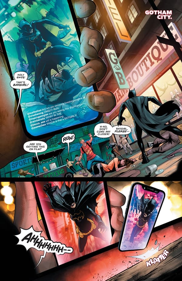 Interior preview page from BATMAN URBAN LEGENDS #8 CVR A COLLEEN DORAN (FEAR STATE)