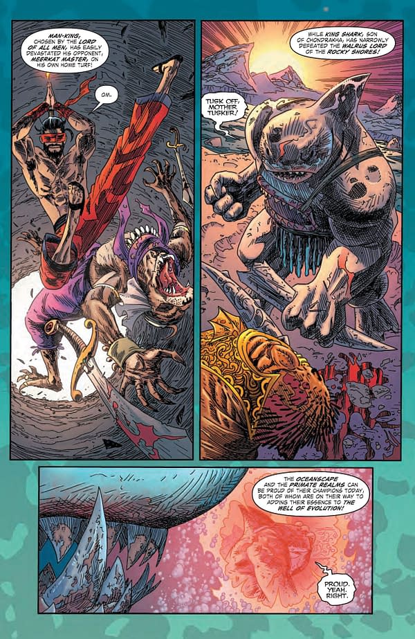 Interior preview page from SUICIDE SQUAD KING SHARK #2 (OF 6) CVR A TREVOR HAIRSINE