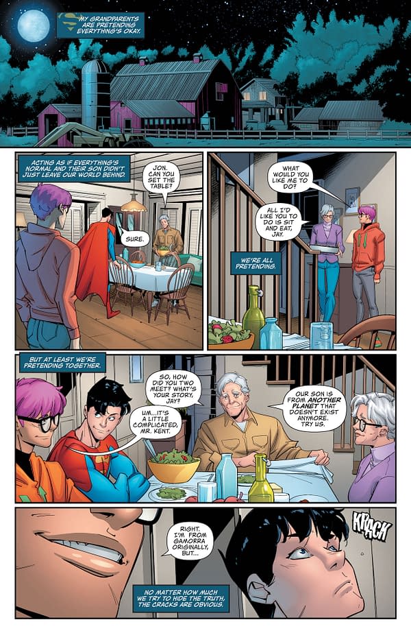 Interior preview page from SUPERMAN SON OF KAL-EL #4 CVR A JOHN TIMMS