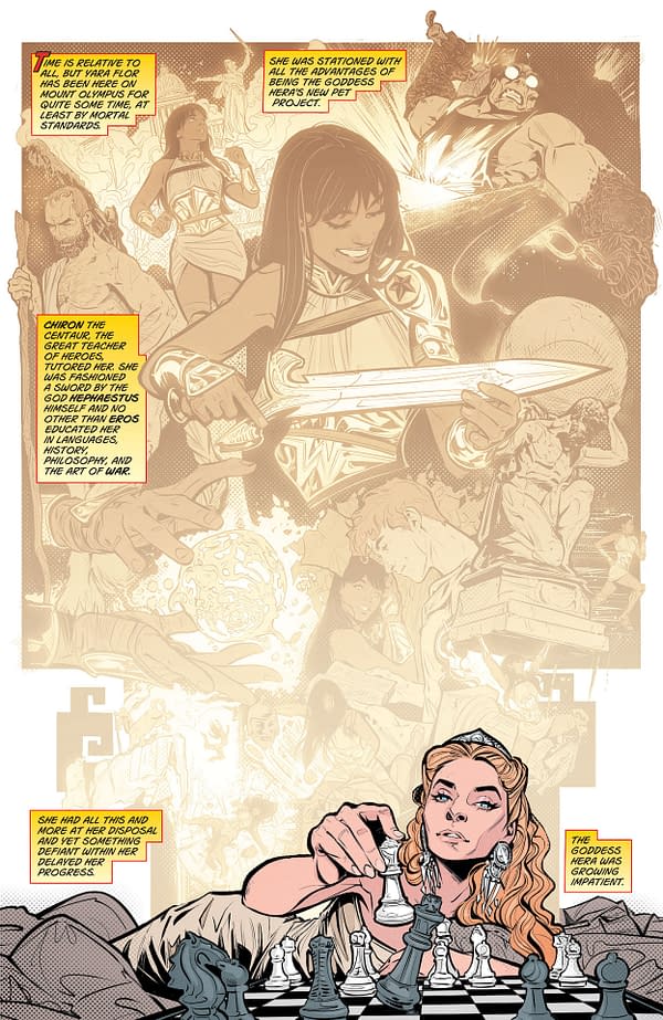 Interior preview page from WONDER GIRL #4 CVR A JOELLE JONES & ADRIANA MELO