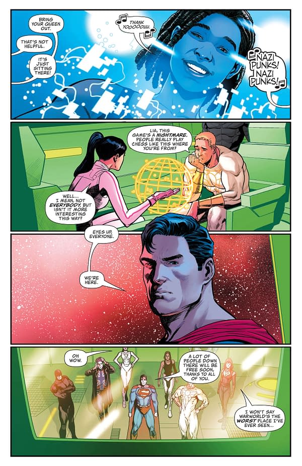 Interior preview page from ACTION COMICS #1036 CVR A DANIEL SAMPERE