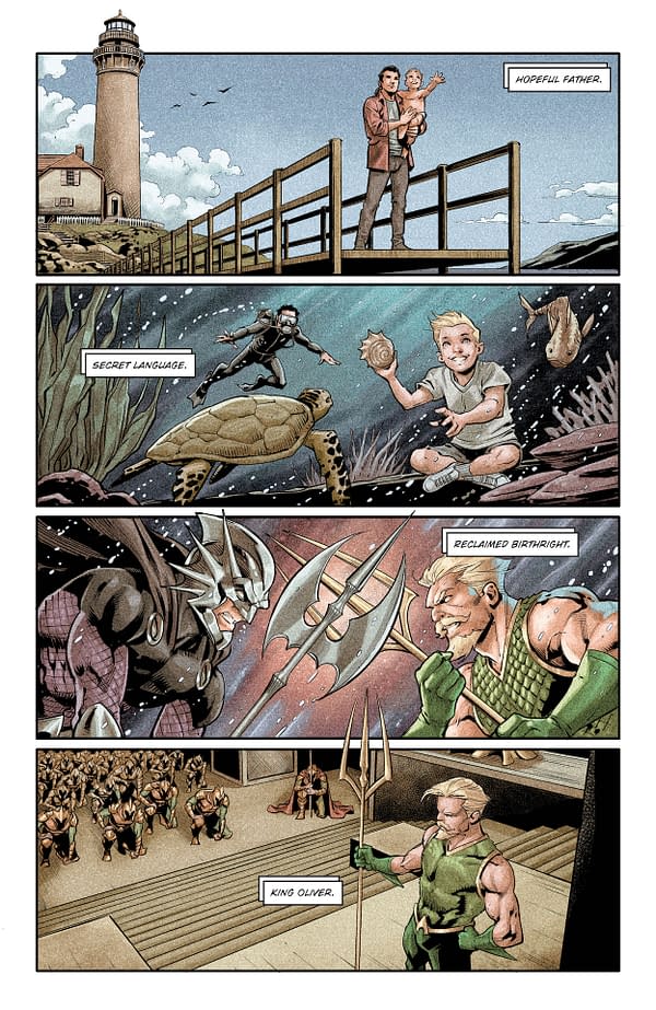 Interior preview page from AQUAMAN GREEN ARROW DEEP TARGET #2 (OF 7) CVR A MARCO SANTUCCI