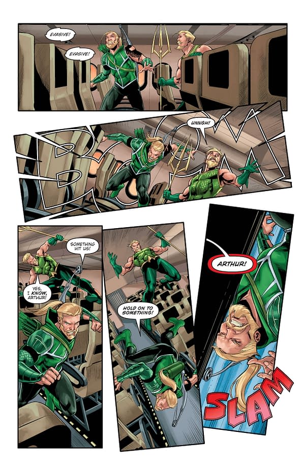 Interior preview page from AQUAMAN GREEN ARROW DEEP TARGET #2 (OF 7) CVR A MARCO SANTUCCI