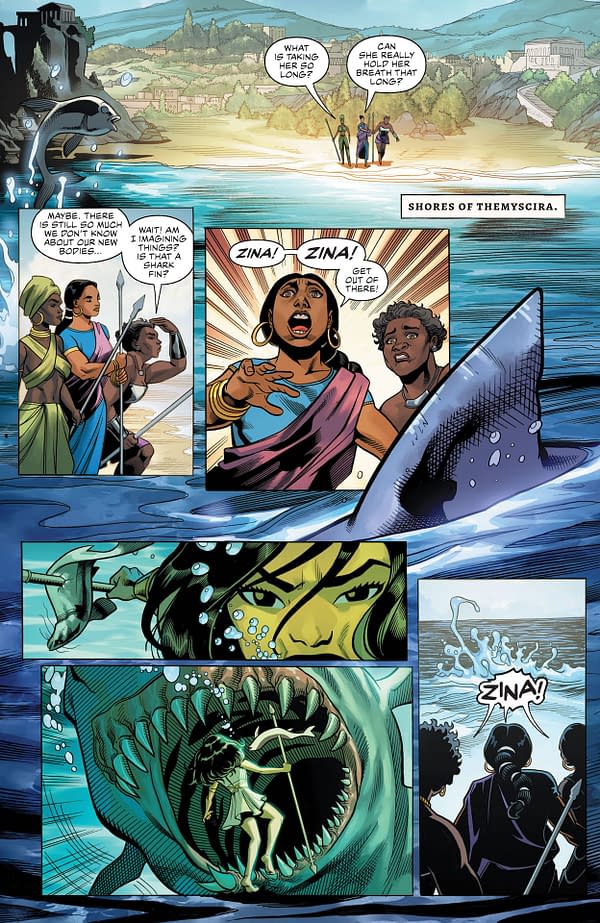 Interior preview page from Nubia and the Amazons #3