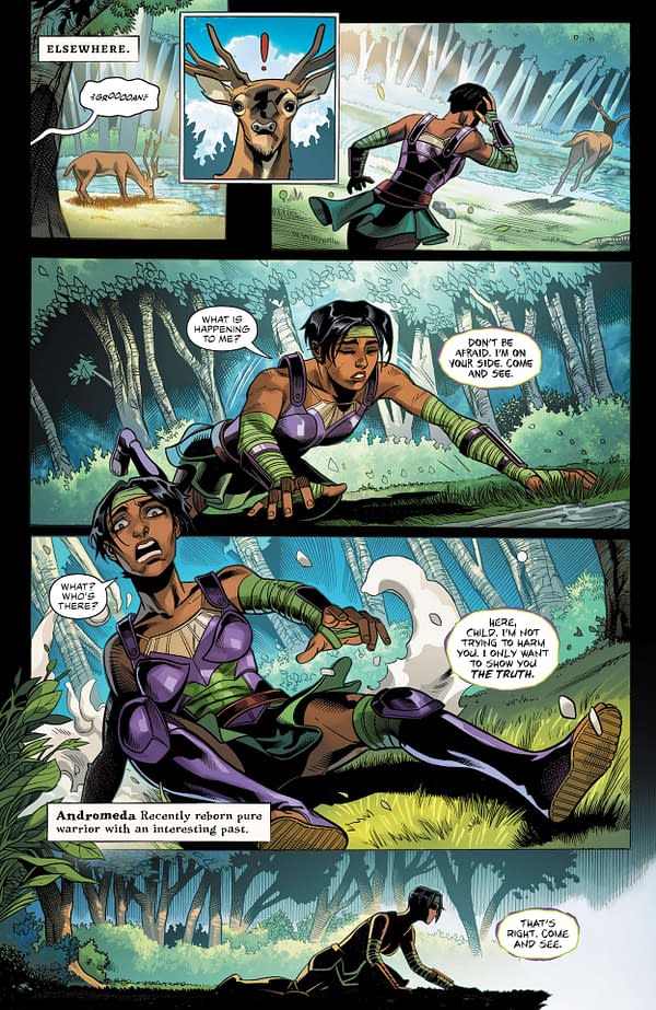 Interior preview page from Nubia and the Amazons #3