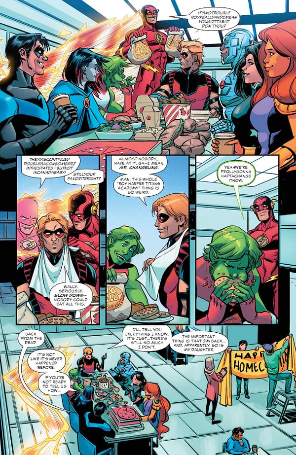 Interior preview page from Teen Titans Academy #9
