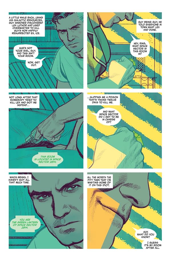 Interior preview page from Human Target #3
