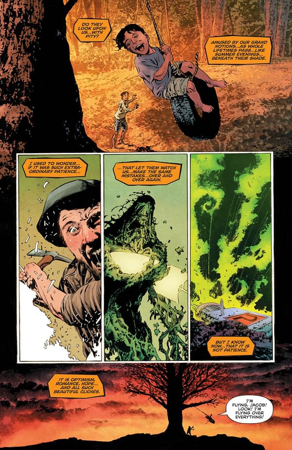 Interior preview page from Swamp Thing #10