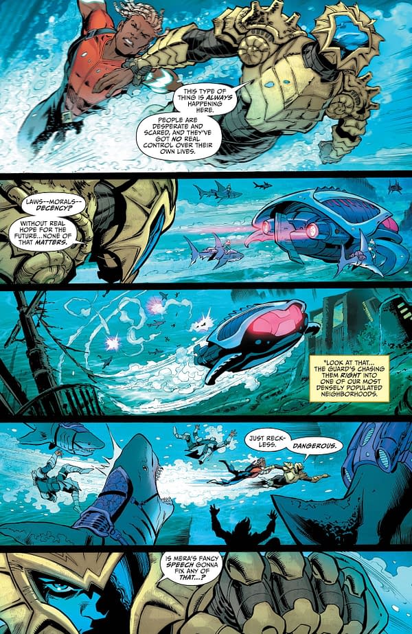 Interior preview page from Aquaman: The Becoming #5