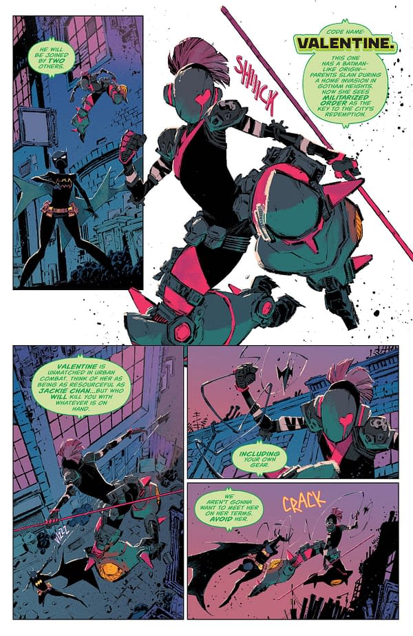 Interior preview page from Batgirls #2