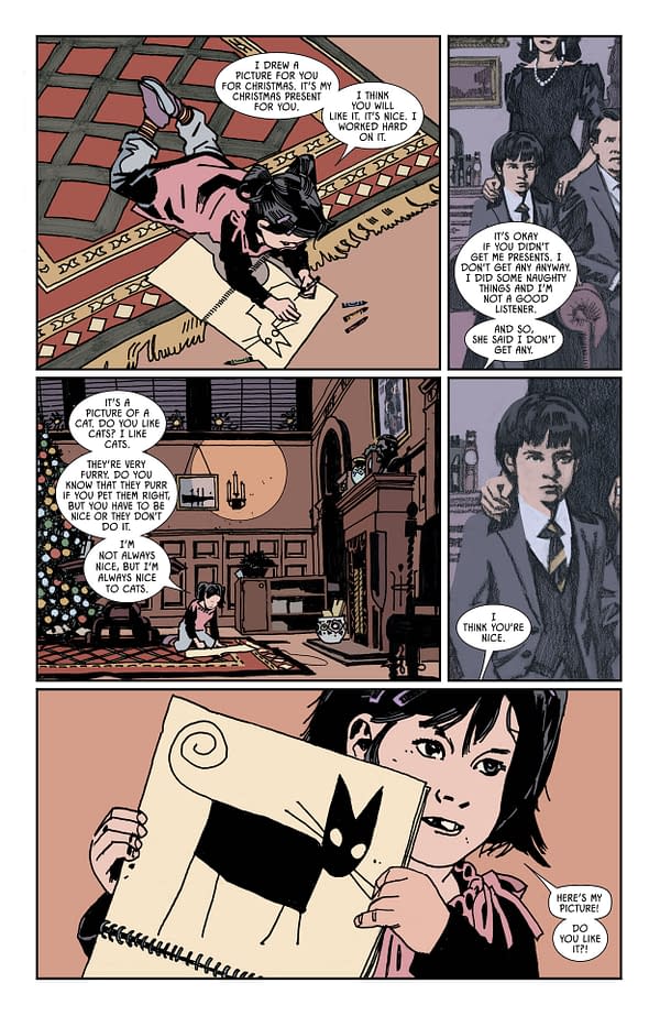 Interior preview page from Batman/Catwoman Special #1