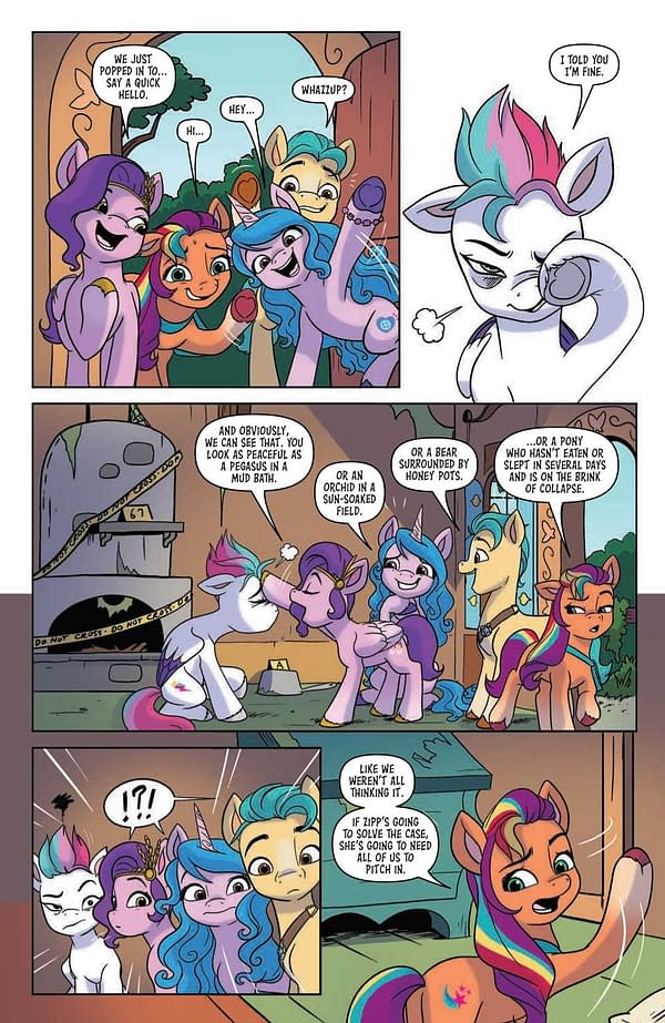 Interior preview page from My Little Pony #9