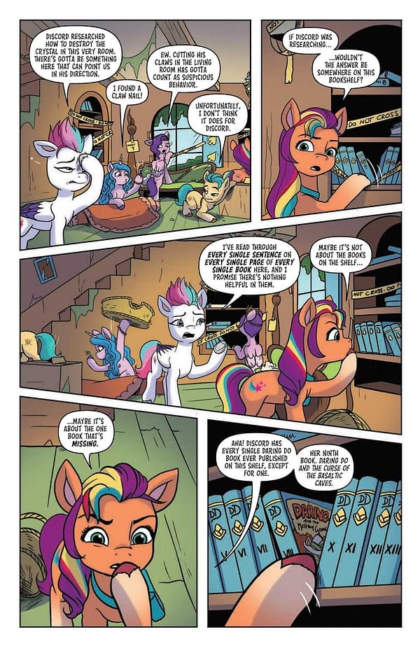Interior preview page from My Little Pony #9