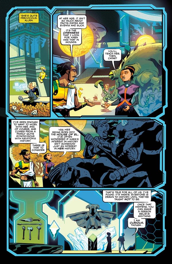 Interior preview page from World of Krypton #3