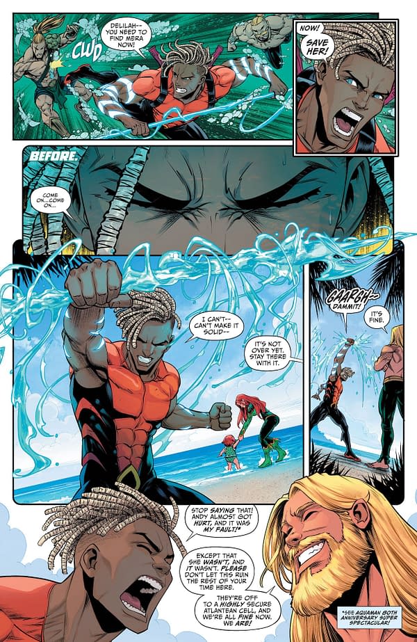 Interior preview page from Aquaman: The Becoming #6