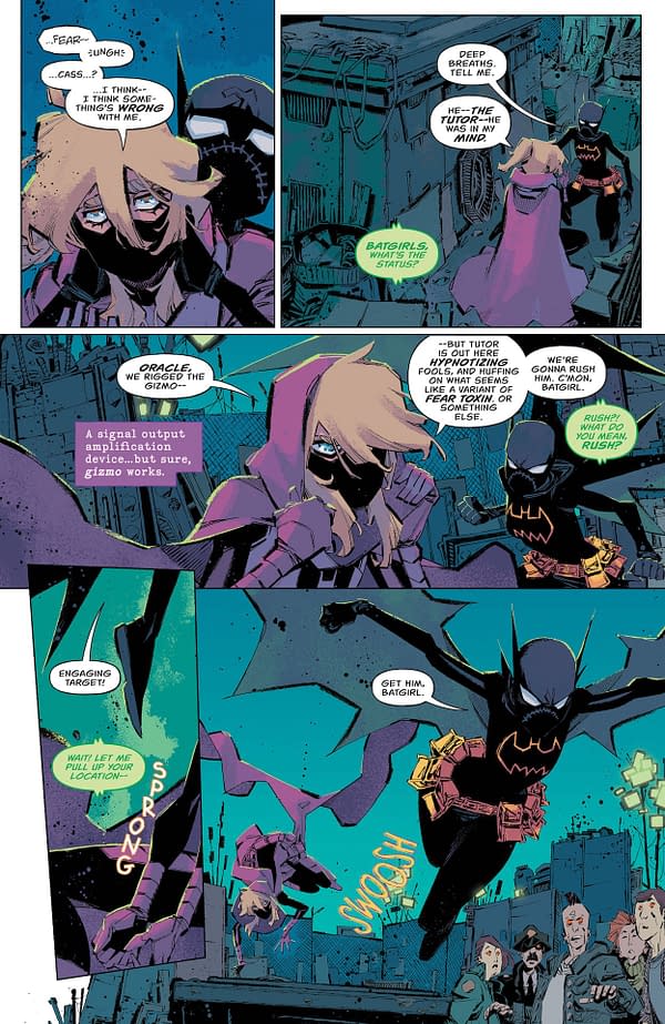 Interior preview page from Batgirls #3