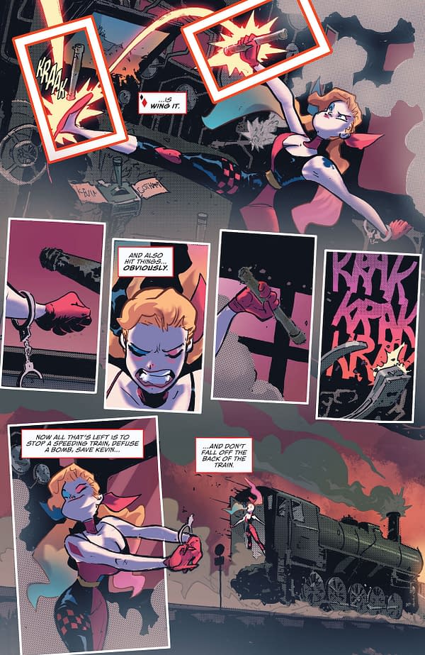 Interior preview page from Harley Quinn #12