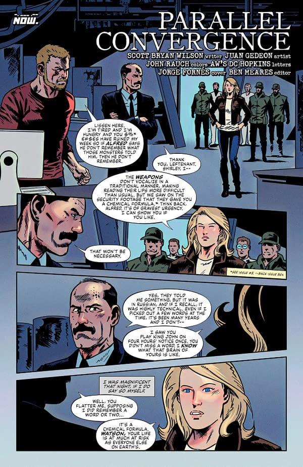 Interior preview page from Pennyworth #7