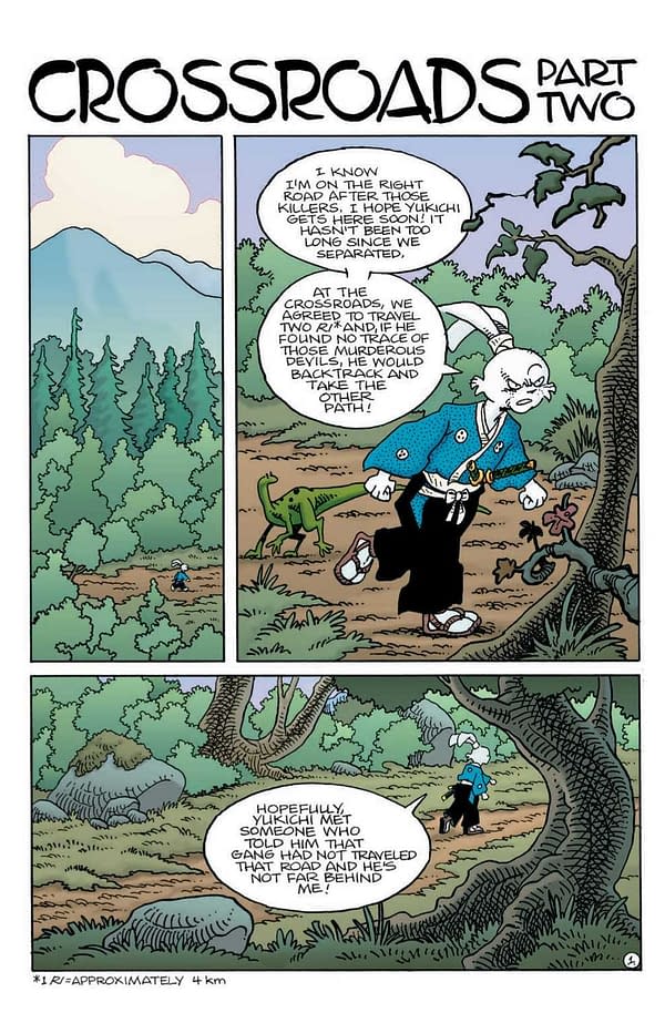 Interior preview page from Usagi Yojimbo #26