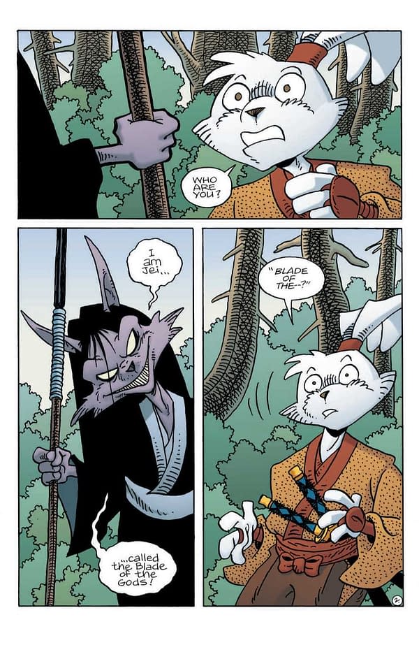 Interior preview page from Usagi Yojimbo #26