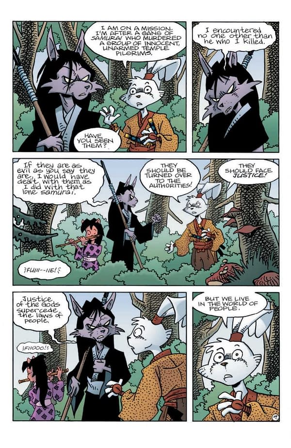 Interior preview page from Usagi Yojimbo #26