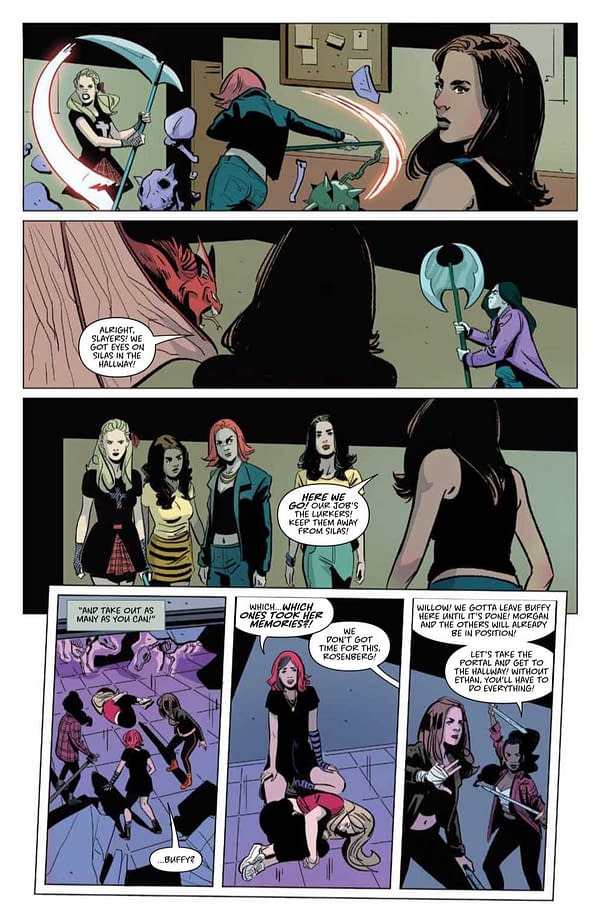 Interior preview page from Buffy the Vampire Slayer #34