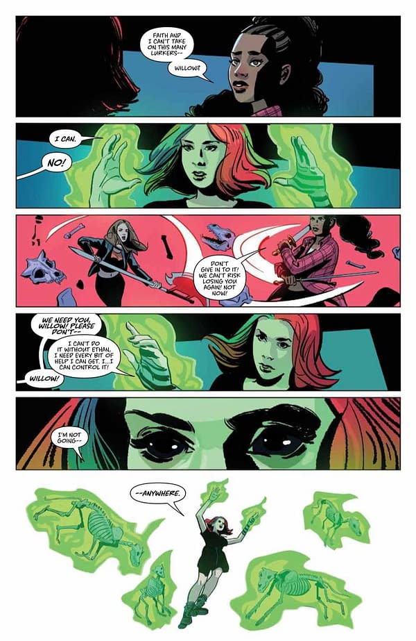 Interior preview page from Buffy the Vampire Slayer #34