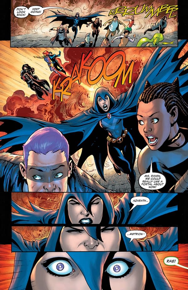 Interior preview page from Teen Titans Academy #12