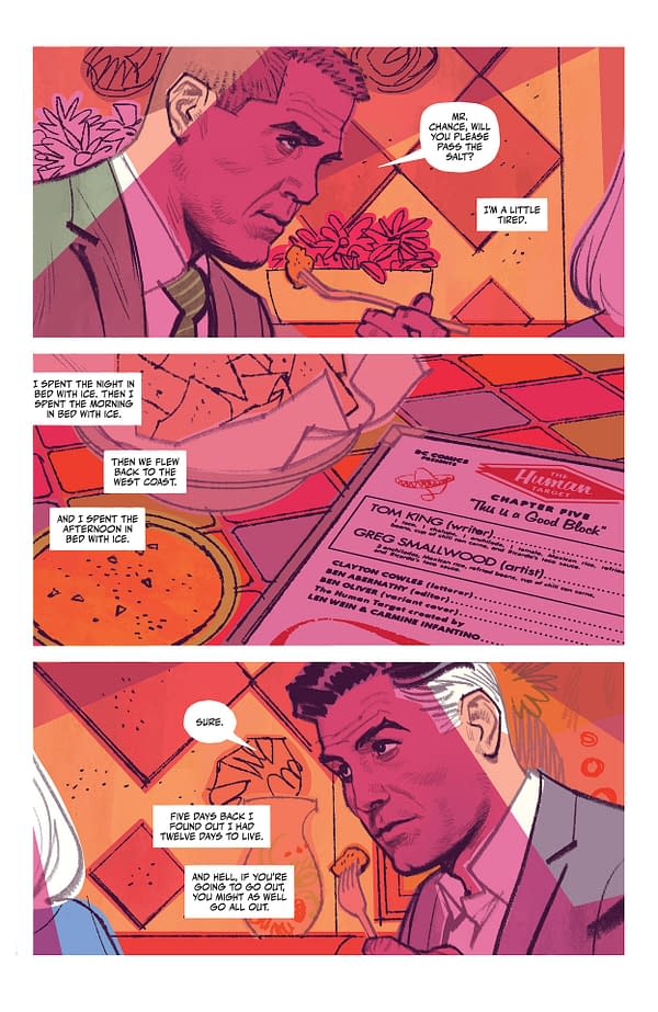 Interior preview page from Human Target #5