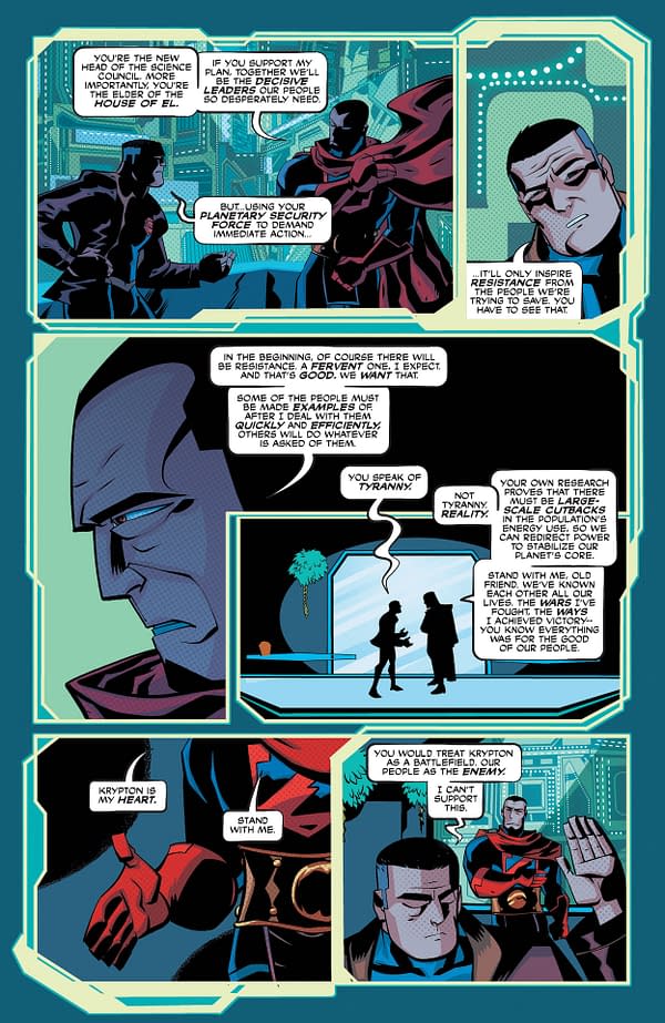 Interior preview page from World of Krypton #4
