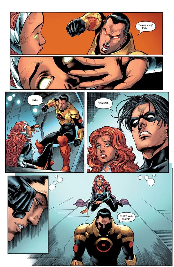 Interior preview page from Titans United #7