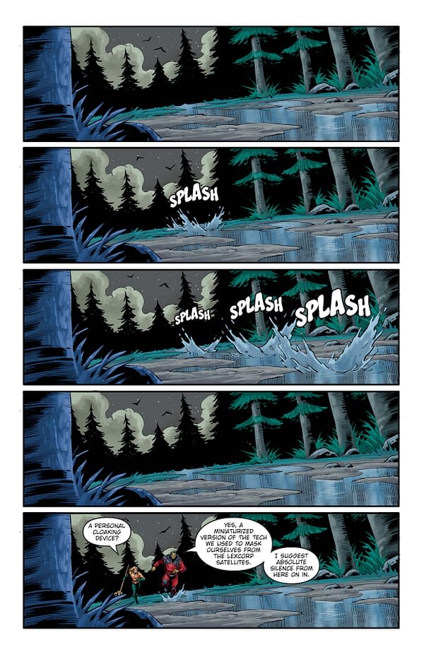 Interior preview page from Aquaman/Green Arrow: Deep Target #6