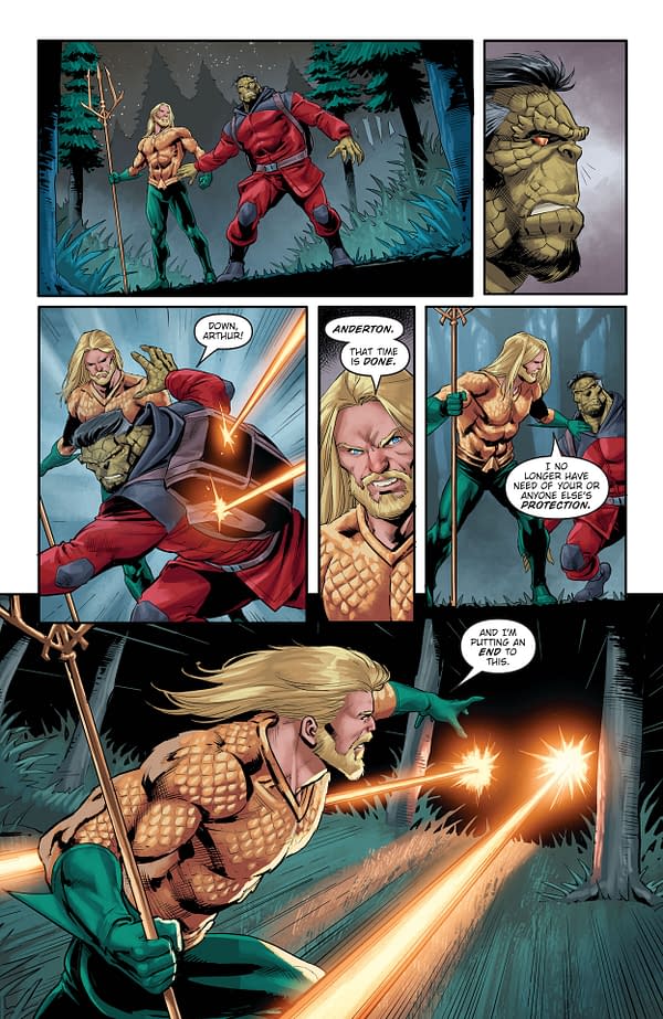 Interior preview page from Aquaman/Green Arrow: Deep Target #6