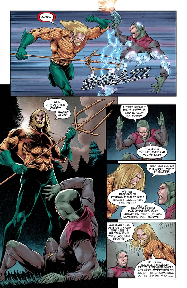 Interior preview page from Aquaman/Green Arrow: Deep Target #6