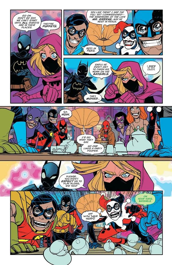 Interior preview page from Batgirls #16