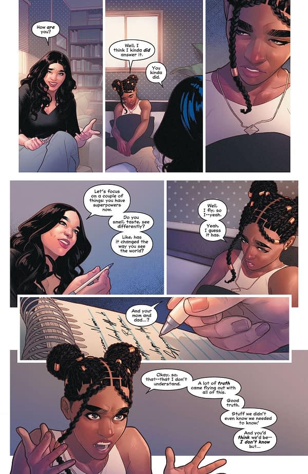 Interior preview page from Naomi Season 2 #1