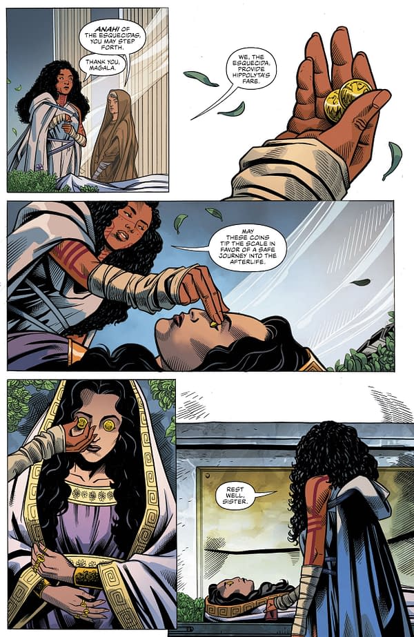 Interior preview page from Nubia and the Amazons #6