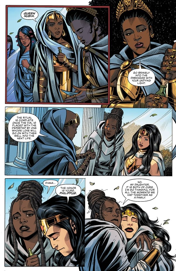 Interior preview page from Nubia and the Amazons #6