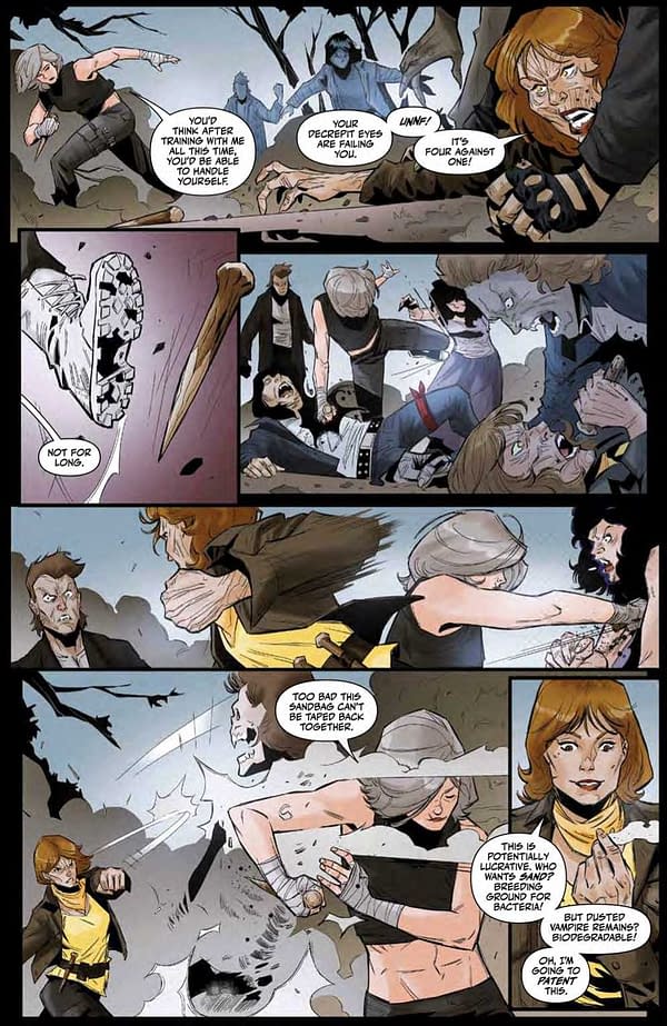 Interior preview page from Buffy the Last Vampire Slayer #4