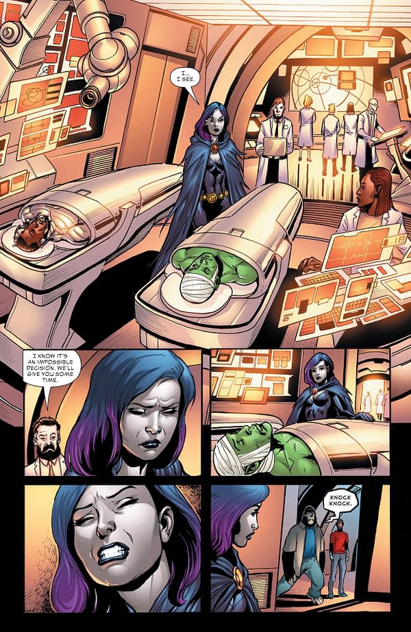 Interior preview page from Teen Titans Academy #13