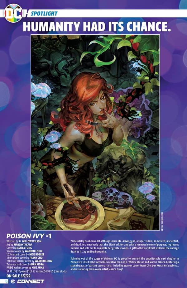 Poison Ivy Goes Back To Being The Big Bad In DC Comics