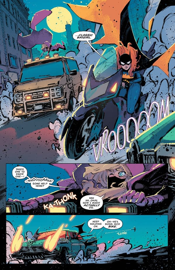 Interior preview page from Batgirls #5